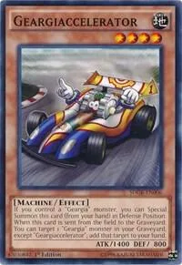 Geargiaccelerator SDGR-EN006 Yu-Gi-Oh card from Structure Deck: Geargia Rampage