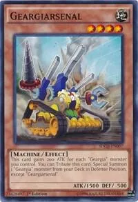 Geargiarsenal SDGR-EN007 Yu-Gi-Oh card from Structure Deck: Geargia Rampage