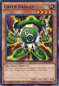 Green Gadget SDGR-EN009 Yu-Gi-Oh card from Structure Deck: Geargia Rampage