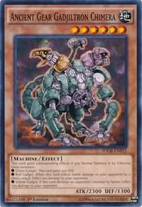 Ancient Gear Gadjiltron Chimera SDGR-EN012 Yu-Gi-Oh card from Structure Deck: Geargia Rampage