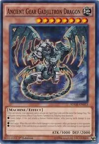 Ancient Gear Gadjiltron Dragon SDGR-EN013 Yu-Gi-Oh card from Structure Deck: Geargia Rampage