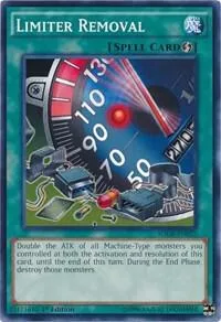Limiter Removal SDGR-EN022 Yu-Gi-Oh card from Structure Deck: Geargia Rampage