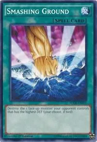 Smashing Ground SDGR-EN025 Yu-Gi-Oh card from Structure Deck: Geargia Rampage
