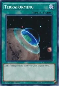 Terraforming SDGR-EN028 Yu-Gi-Oh card from Structure Deck: Geargia Rampage