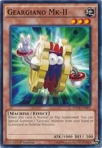 Geargiano Mk-II SDGR-EN005 Yu-Gi-Oh card from Structure Deck: Geargia Rampage