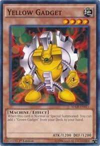 Yellow Gadget SDGR-EN011 Yu-Gi-Oh card from Structure Deck: Geargia Rampage
