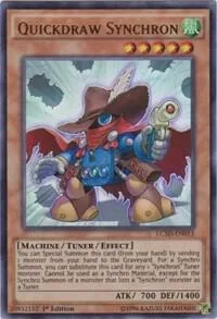 Quickdraw Synchron LC5D-EN013 Yu-Gi-Oh card from Legendary Collection 5D's