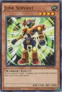 Junk Servant LC5D-EN021 Yu-Gi-Oh card from Legendary Collection 5D's