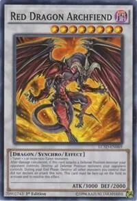 Red Dragon Archfiend LC5D-EN069 LC05 1st Edition Common Yu-Gi-Oh card from Legendary Collection 5D's
