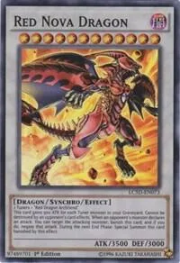 Red Nova Dragon LC5D-EN073 Yu-Gi-Oh card from Legendary Collection 5D's