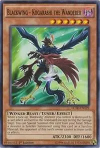 Blackwing - Kogarashi the Wanderer LC5D-EN129 Yu-Gi-Oh card from Legendary Collection 5D's