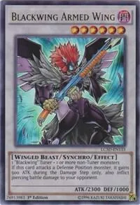 Blackwing Armed Wing LC5D-EN133 Yu-Gi-Oh card from Legendary Collection 5D's
