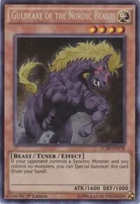 Guldfaxe of the Nordic Beasts LC5D-EN178 Yu-Gi-Oh card from Legendary Collection 5D's