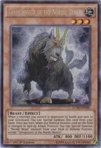 Tanngnjostr of the Nordic Beasts LC5D-EN180 Yu-Gi-Oh card from Legendary Collection 5D's