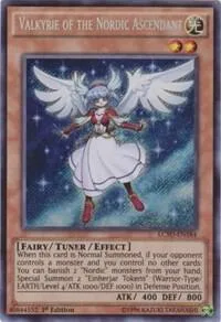 Valkyrie of the Nordic Ascendant LC5D-EN184 Yu-Gi-Oh card from Legendary Collection 5D's