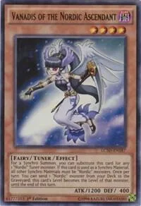 Vanadis of the Nordic Ascendant LC5D-EN187 Yu-Gi-Oh card from Legendary Collection 5D's