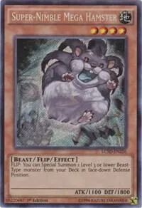 Super-Nimble Mega Hamster LC5D-EN226 Yu-Gi-Oh card from Legendary Collection 5D's