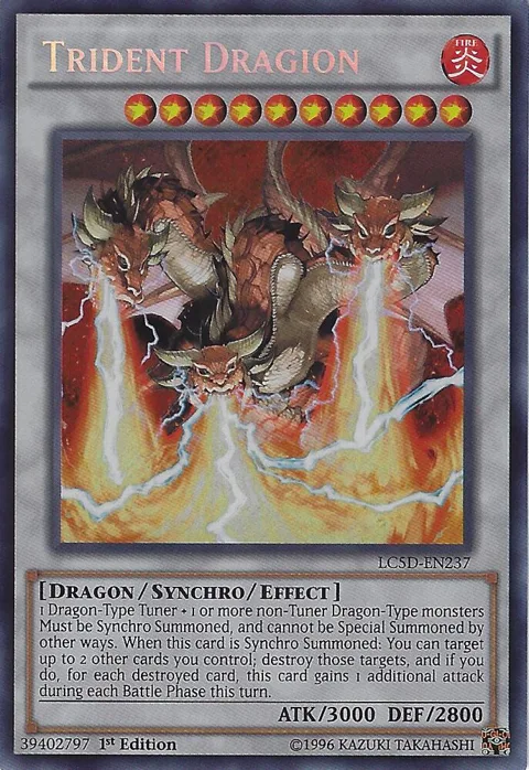 Trident Dragion LC5D-EN237 Yu-Gi-Oh card from Legendary Collection 5D's
