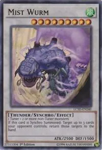 Mist Wurm LC5D-EN240 Yu-Gi-Oh card from Legendary Collection 5D's