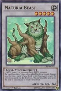 Naturia Beast LC5D-EN244 Yu-Gi-Oh card from Legendary Collection 5D's
