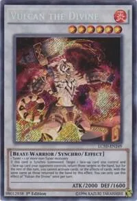 Vulcan the Divine LC5D-EN249 Yu-Gi-Oh card from Legendary Collection 5D's