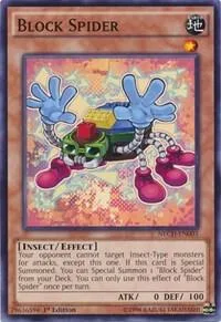 Block Spider NECH-EN003 1st Edition Yu-Gi-Oh card from The New Challengers
