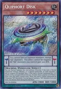 Qliphort Disk NECH-EN024 Unlimited Yu-Gi-Oh card from The New Challengers