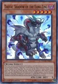 Taotie, Shadow of the Yang Zing NECH-EN031 Unlimited Yu-Gi-Oh card from The New Challengers
