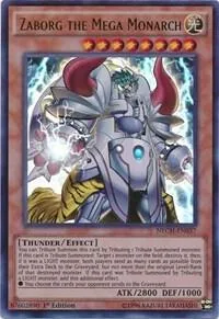 Zaborg the Mega Monarch NECH-EN037 Unlimited Yu-Gi-Oh card from The New Challengers