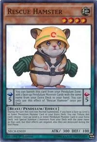 Rescue Hamster NECH-EN039 Unlimited Yu-Gi-Oh card from The New Challengers