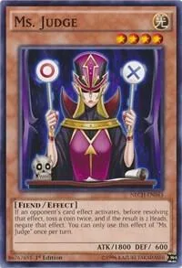 Ms. Judge NECH-EN043 1st Edition Yu-Gi-Oh card from The New Challengers