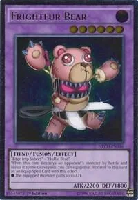 Frightfur Bear Ultimate Rare NECH-EN046 Unlimited Yu-Gi-Oh card from The New Challengers