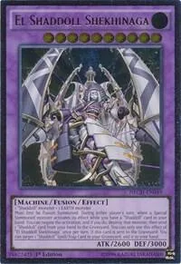 El Shaddoll Shekhinaga Ultimate Rare NECH-EN049 1st Edition Yu-Gi-Oh card from The New Challengers