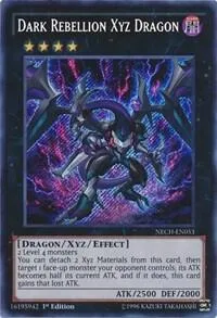 Dark Rebellion Xyz Dragon NECH-EN053 1st Edition Yu-Gi-Oh card from The New Challengers