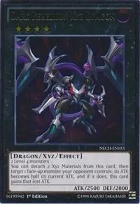 Dark Rebellion Xyz Dragon Ultimate Rare NECH-EN053 1st Edition Yu-Gi-Oh card from The New Challengers