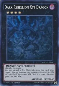 Dark Rebellion Xyz Dragon Ghost Rare NECH-EN053 1st Edition Yu-Gi-Oh card from The New Challengers