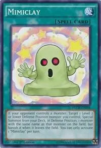 Mimiclay NECH-EN056 Yu-Gi-Oh card from The New Challengers