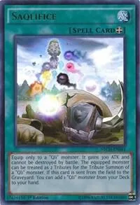 Saqlifice NECH-EN061 1st Edition Yu-Gi-Oh card from The New Challengers