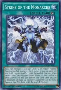 Strike of the Monarchs NECH-EN067 1st Edition Yu-Gi-Oh card from The New Challengers