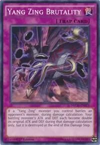Yang Zing Brutality NECH-EN075 Unlimited Yu-Gi-Oh card from The New Challengers