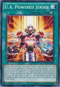 U.A. Powered Jersey NECH-EN089 1st Edition Yu-Gi-Oh card from The New Challengers