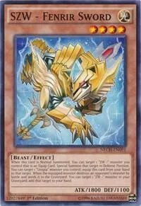 SZW - Fenrir Sword NECH-EN091 Yu-Gi-Oh card from The New Challengers