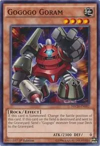Gogogo Goram NECH-EN092 1st Edition Yu-Gi-Oh card from The New Challengers