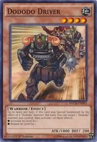 Dododo Driver NECH-EN093 Unlimited Yu-Gi-Oh card from The New Challengers