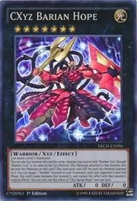 CXyz Barian Hope NECH-EN096 Unlimited Yu-Gi-Oh card from The New Challengers