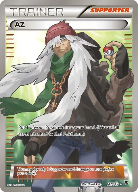 AZ 117 Full Art #117/119 Holofoil Pokémon card from XY - Phantom Forces