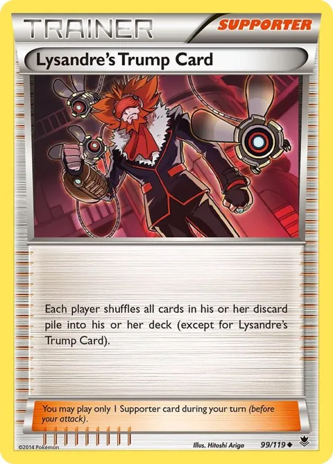 Lysandre's Trump Card #99/119 Pokémon card from XY - Phantom Forces
