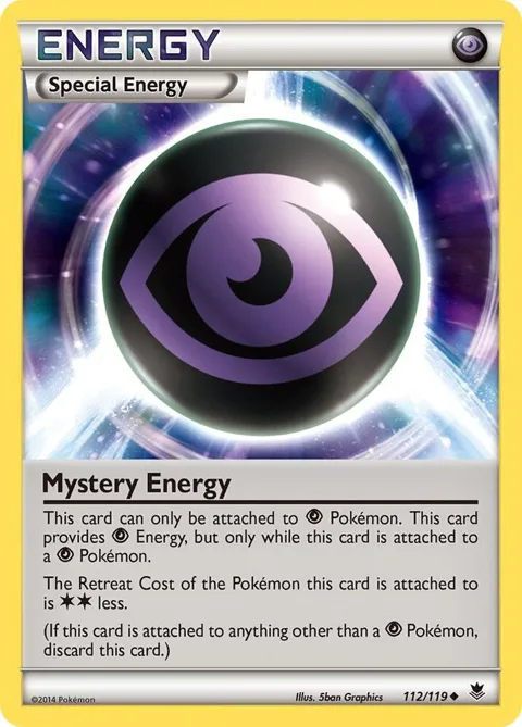 Mystery Energy #112/119 Pokémon card from XY - Phantom Forces