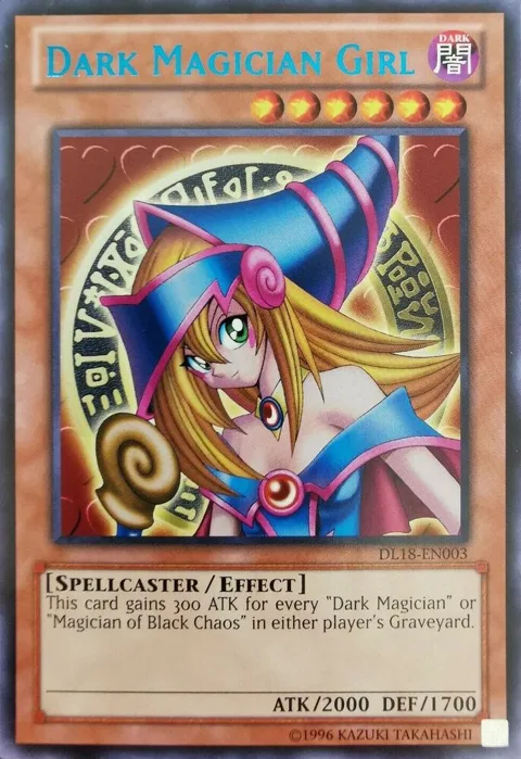 Dark Magician Girl Blue DL18-EN003 Yu-Gi-Oh card from Duelist League Promo