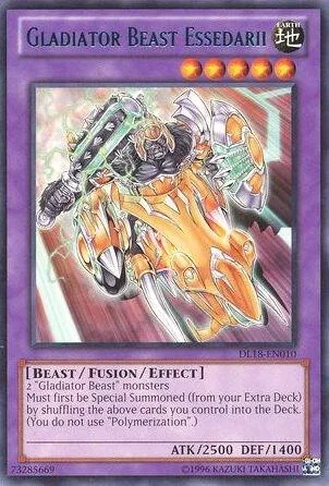 Gladiator Beast Essedarii Blue DL18-EN010 Yu-Gi-Oh card from Duelist League Promo